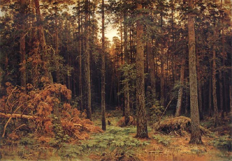 Ivan Shishkin Pine tree France oil painting art